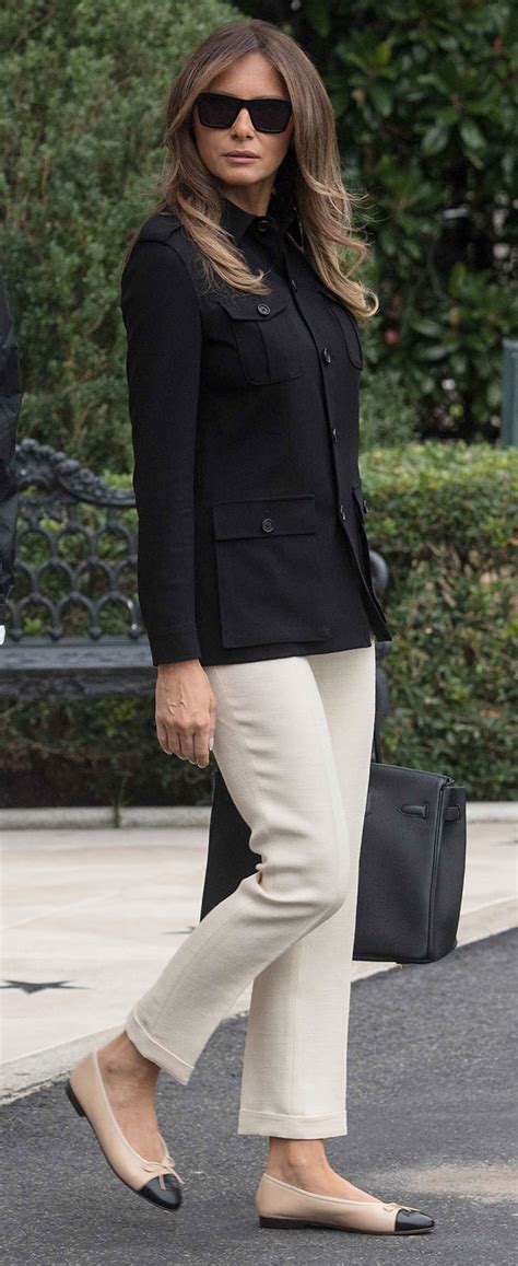 melania trump black birkin.